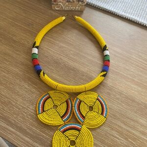 NEW KENYA NAIROBI HANDMADE NECKLACE! Gorgeous Detail & ready to Gift!🎁🎁📿📿📿📿📿📿📿📿📿